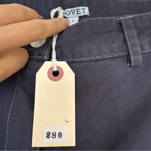 Covet by Kate - Jo cotton twill navy pant - Picture 7 of 8